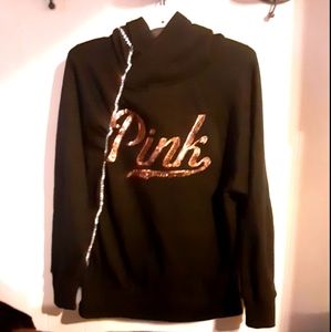 New Pink Victoria's Secret Hoodie Size XSW
